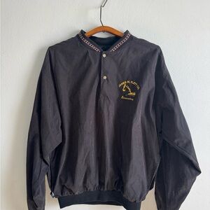 Vintage Charles River Apparel Windbreaker Blue Men’s L Crew Neck